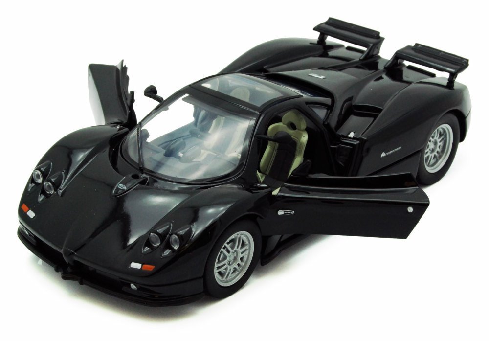 Pagani Zonda C12 Black 1/24 Diecast Car Model by Motormax : Amazon